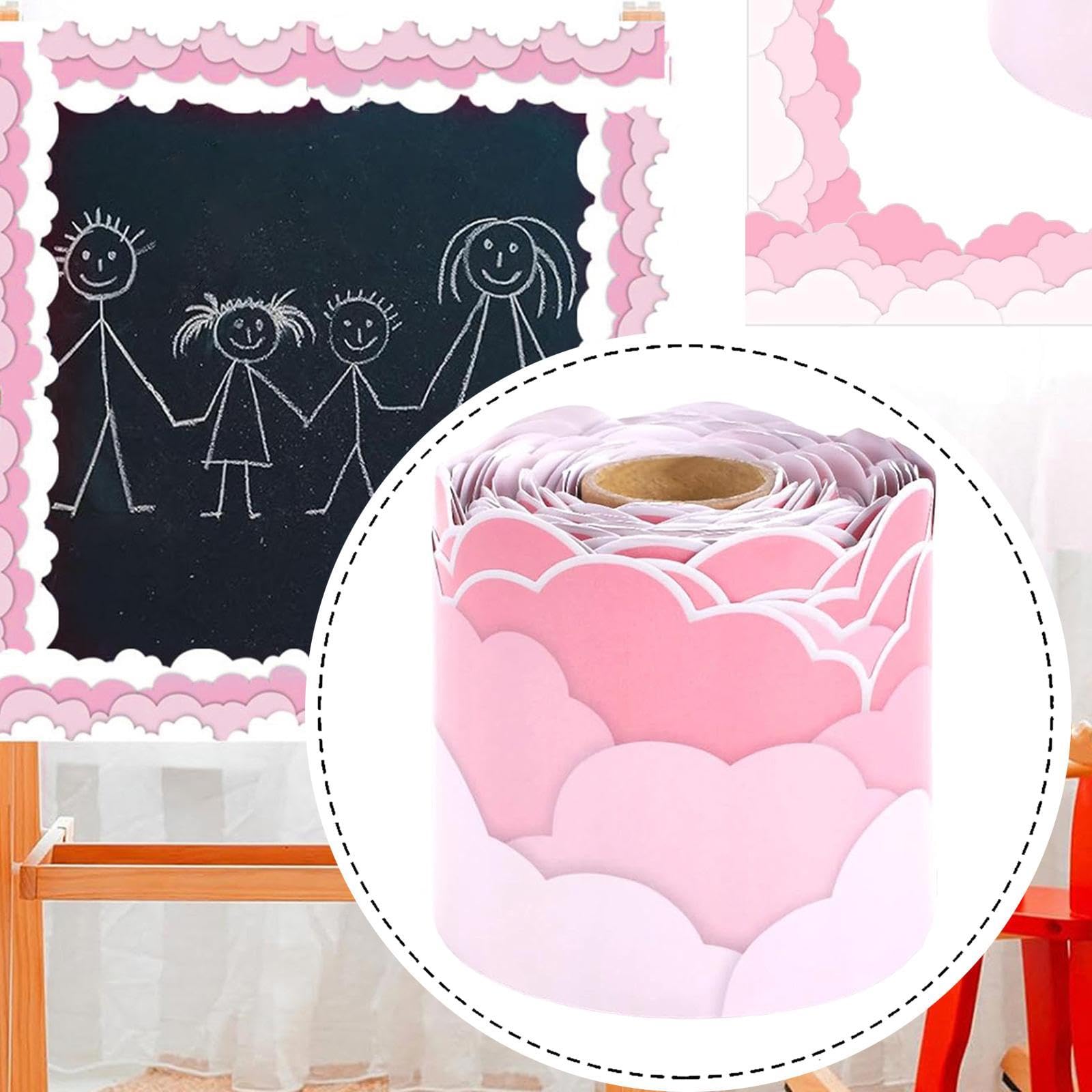 Buy ZOOMELLA Bulletin Board Borders 10M Borders for Poster Desk